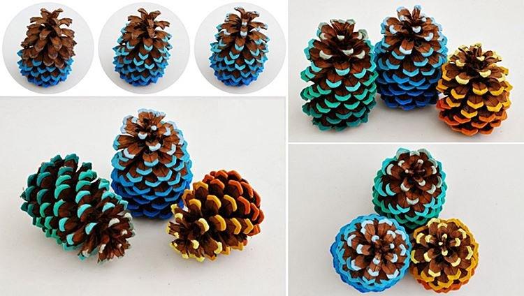 Поделки из шишек для детей - фото и идеи