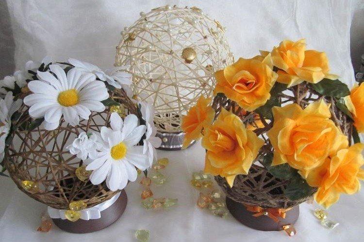 Шары из ниток - Поделки своими руками из всякой всячины