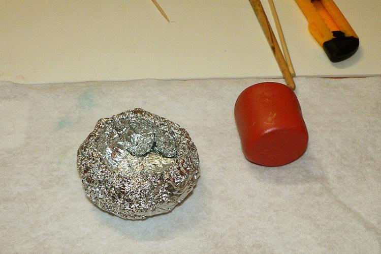 Подсвечник-тыква - Подсвечники из полимерной глины своими руками