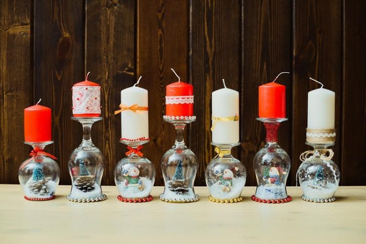 Подсвечники своими руками - фото-идеи