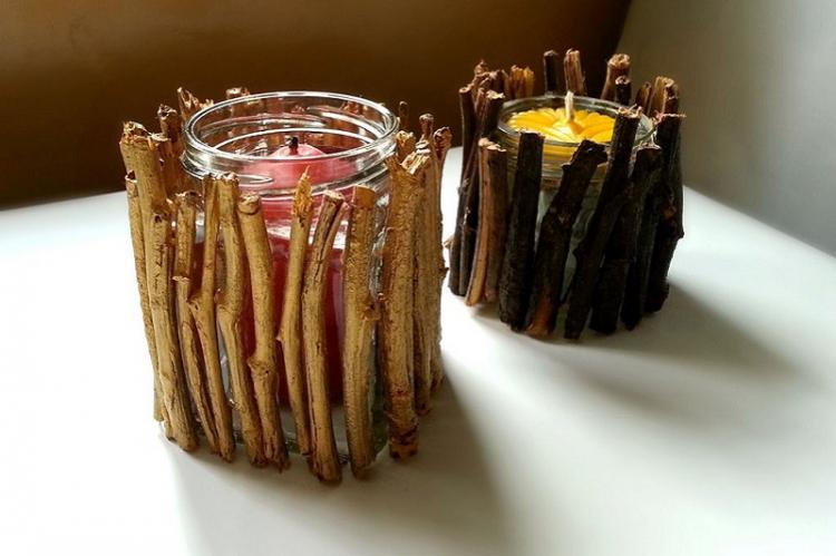 Подсвечники своими руками - фото-идеи