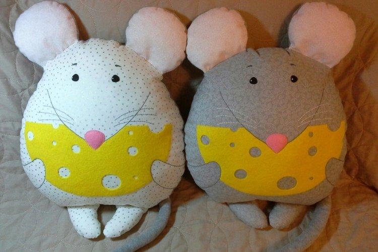 Подушка Мышка своими руками - идеи и выкройки