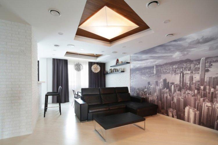 Люстра - Потолки из гипсокартона