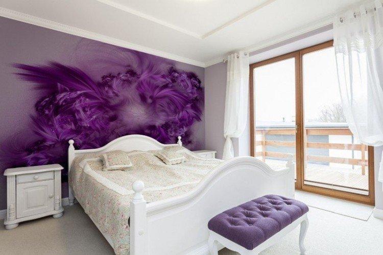 Потолок из гипсокартона в маленькой спальне