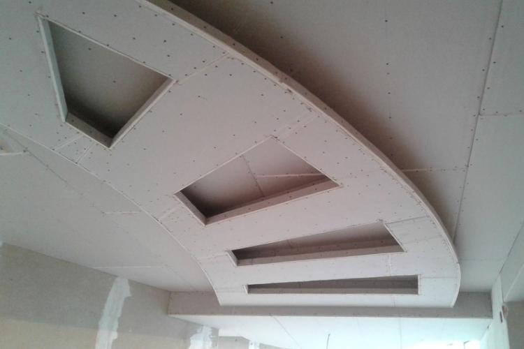 Монтаж потолка из гипсокартона своими руками