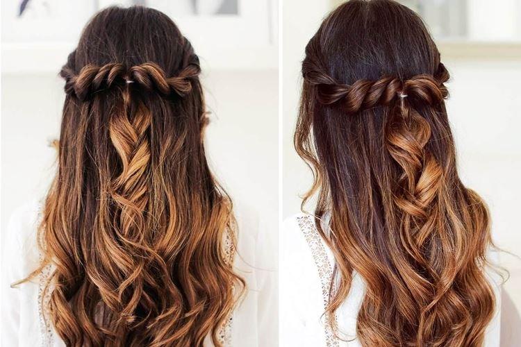 Мальвинка со жгутами - Прически на длинные волосы на каждый день