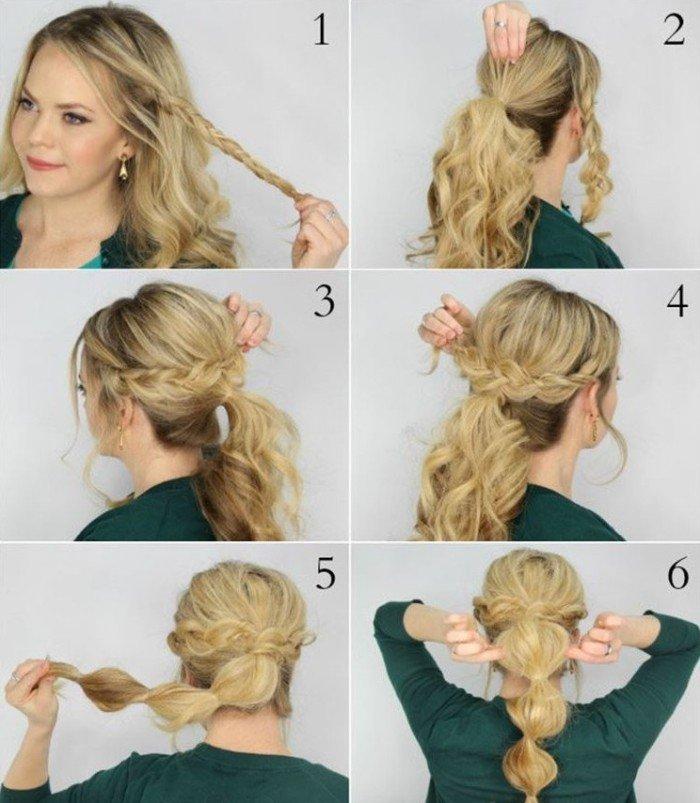 Волнистый хвост - Прически на Новый год 2021 на длинные волосы