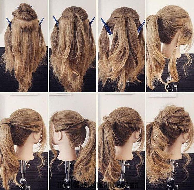 Пышный хвост - Прически на Новый год 2021 на длинные волосы