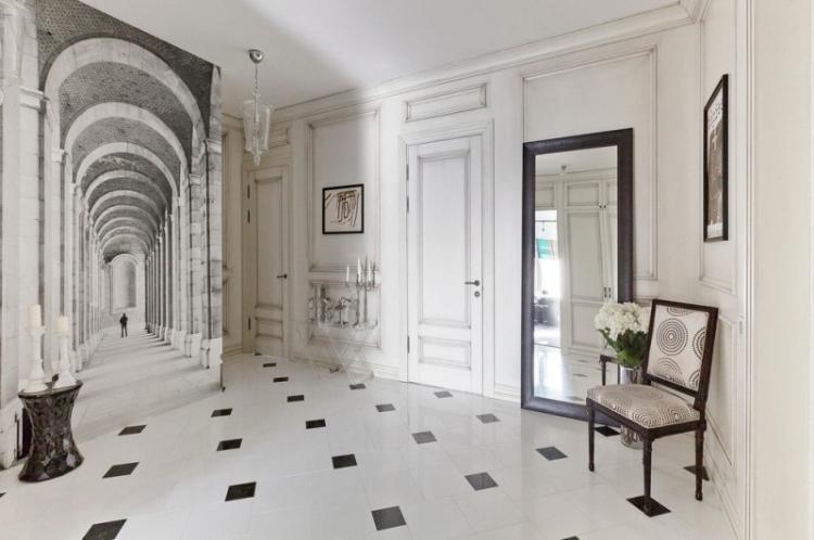 Дизайн прихожей в классическом стиле - фото реальных интерьеров