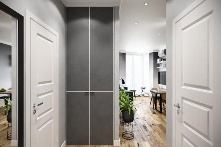 Маленькая прихожая в современном стиле - Дизайн интерьера