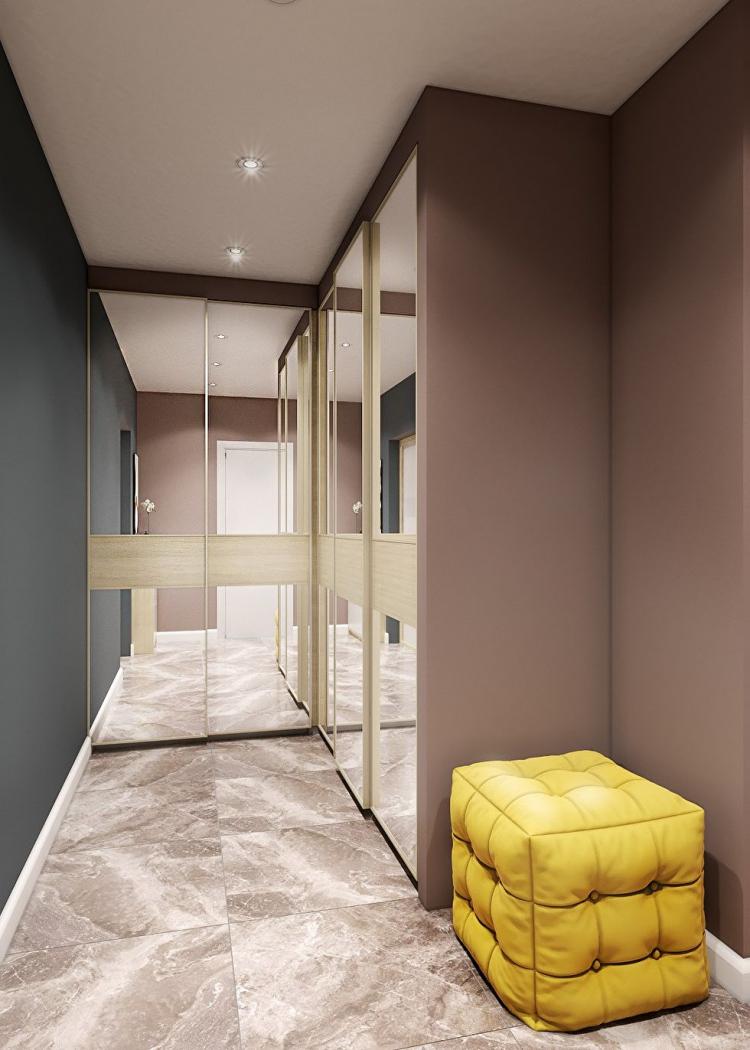 Проект квартиры в г. Чебоксары, 40 кв.м.