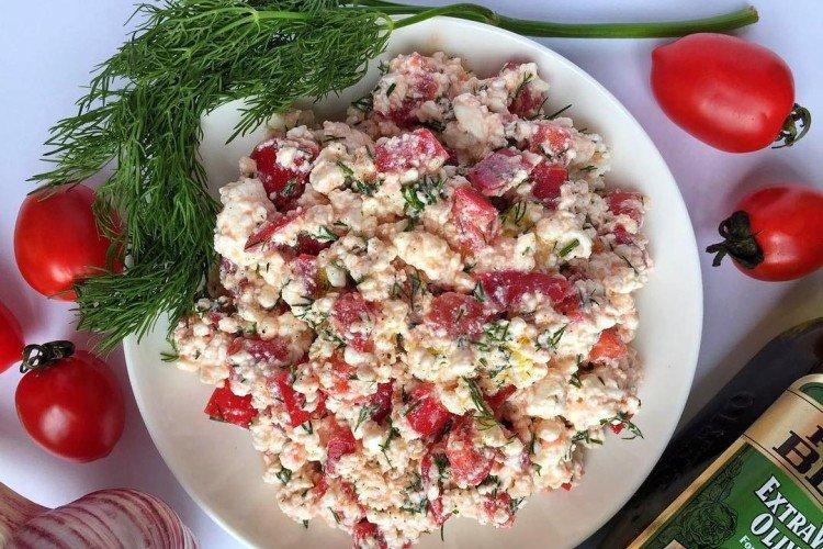 Творожно-овощной салат - Простые и вкусные салаты на все случаи жизни