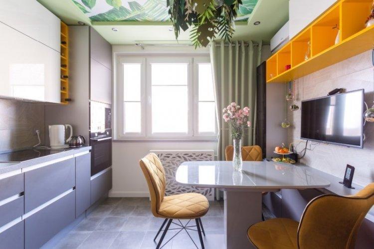 Стены – отделка прямоугольной комнаты