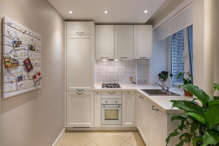 Прямоугольная кухня – дизайн интерьера фото