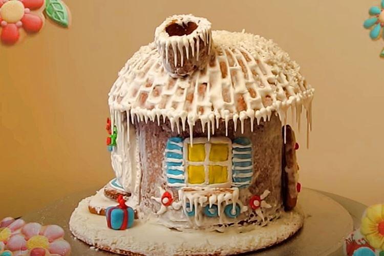 Круглый пряничный домик своими руками - рецепт пошагово с фото
