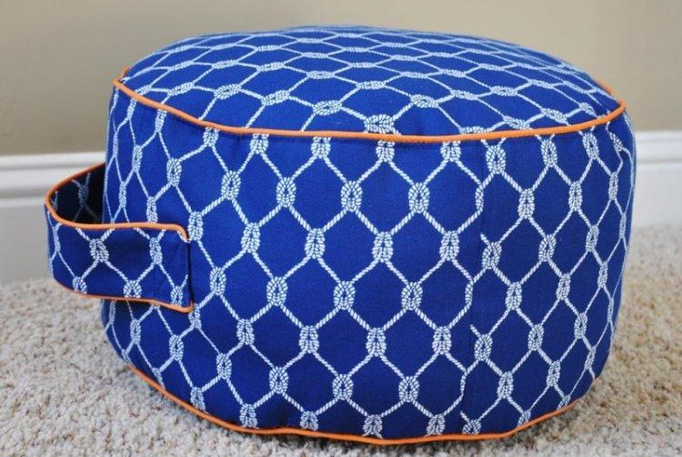 Пуфик из пластиковых бутылок своими руками - как сделать