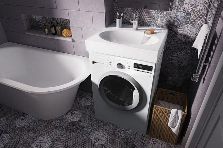 Преимущества решения - Раковина над стиральной машиной