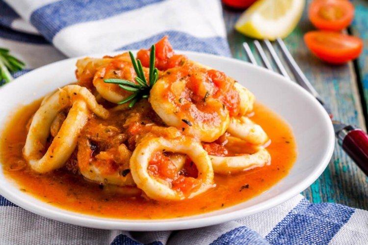 Кальмары - Рецепты для мультиварки