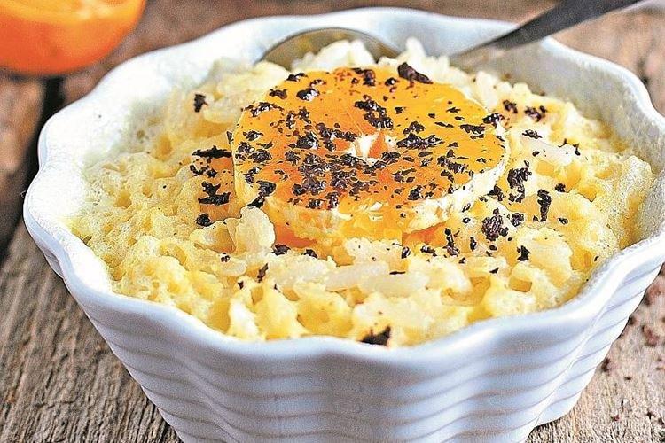 Рисовая каша с цедрой и сгущенным молоком - рецепт пошагово