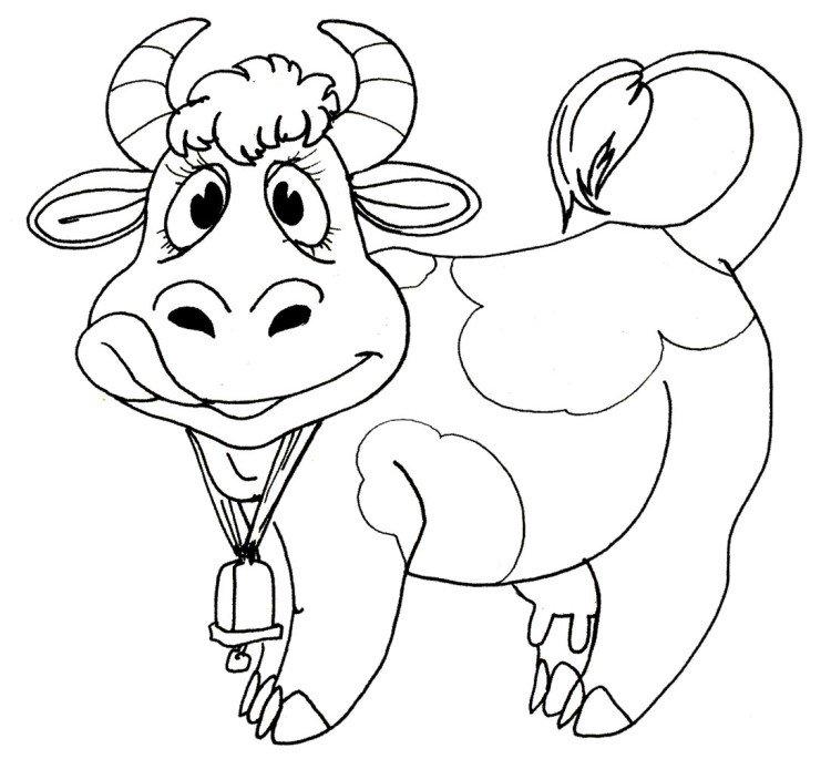 Рисунки Быка на Новый год 2021