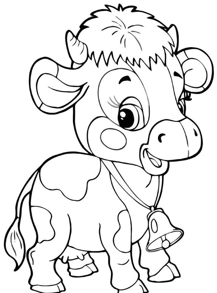 Рисунки Быка на Новый год 2021