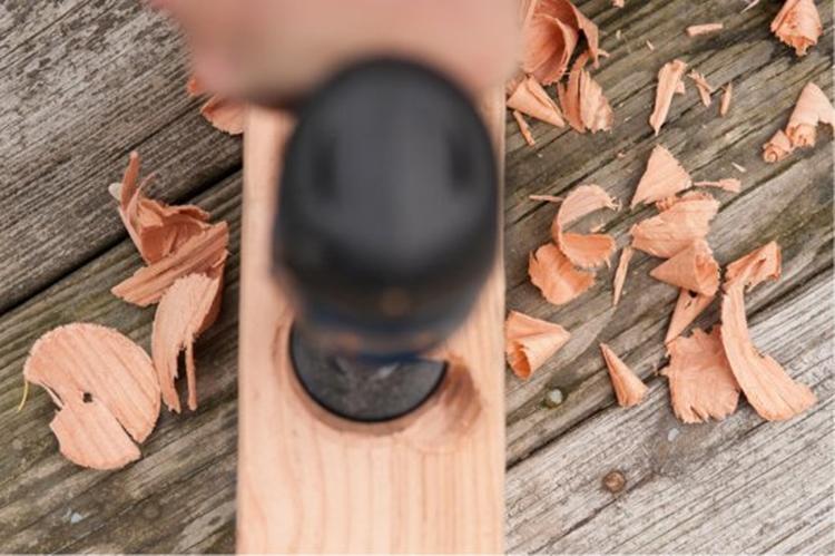 Подсвечник из деревянного бруска - Рукоделие для дома