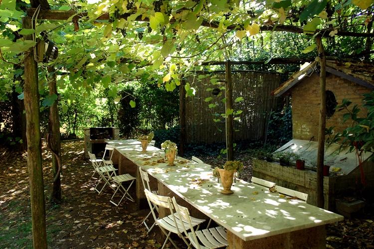 Живые садовые беседки