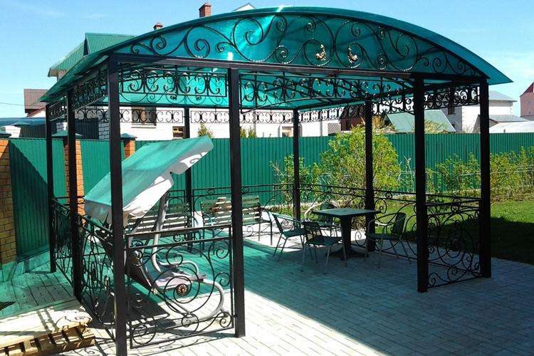 Альтернативные материалы - Садовые беседки