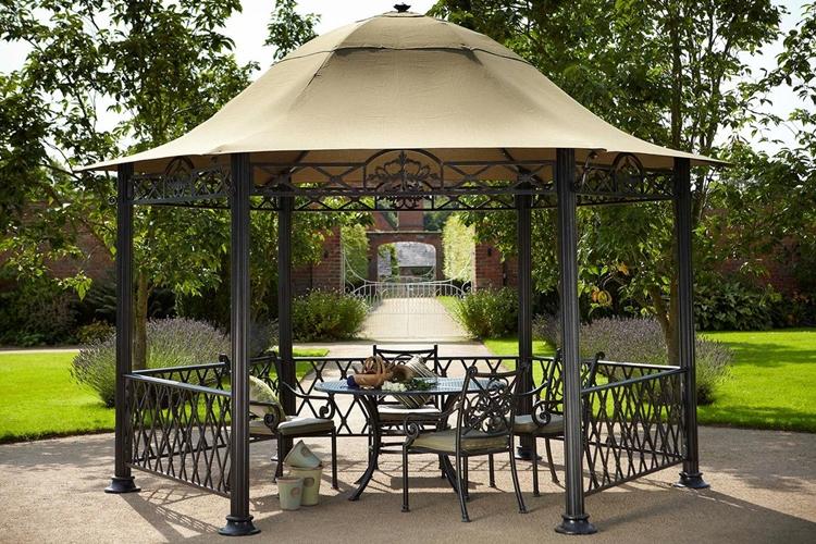 Альтернативные материалы - Садовые беседки