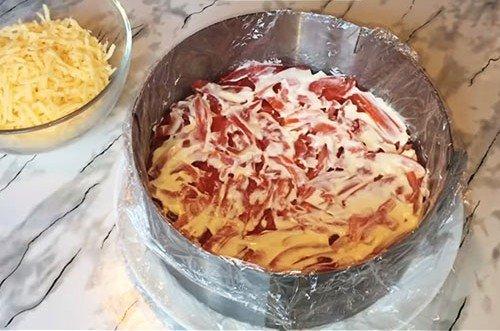 Салат «Красное море» - классический рецепт пошагово