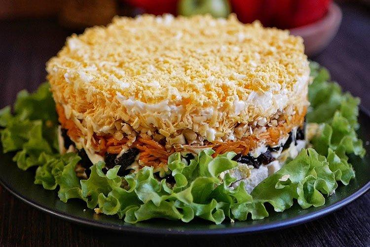 Салат из говядины с черносливом - рецепты