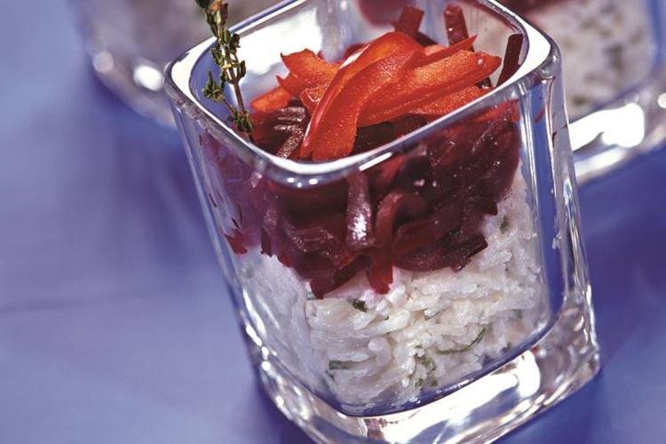 Салат со свеклой и рисом - рецепты