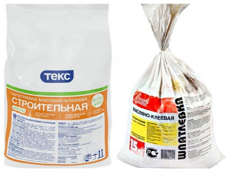 Клей, масло и латекс - Шпаклевка или шпатлевка