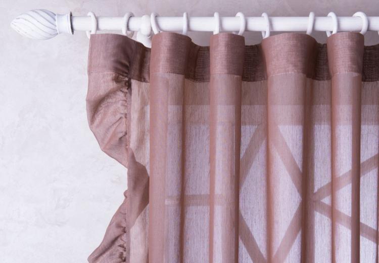 Кольца и зажимы - Способы крепления штор для гостиной