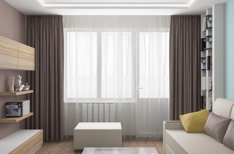 Шторы для маленькой гостиной