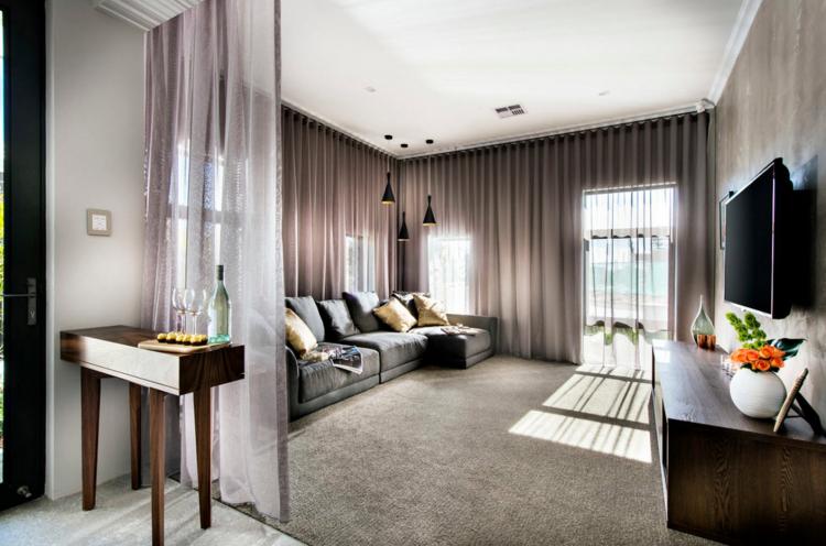 Шторы для гостиной - фото