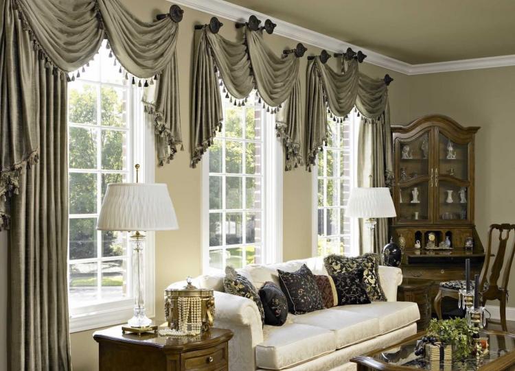 Шторы для гостиной - фото