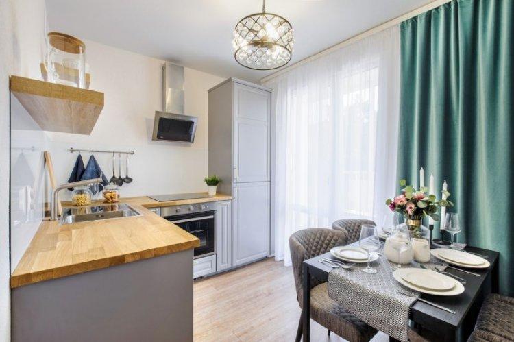 Шторы для кухни - фото и идеи