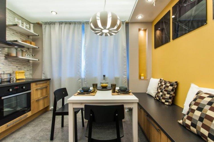 Шторы для кухни - фото и идеи