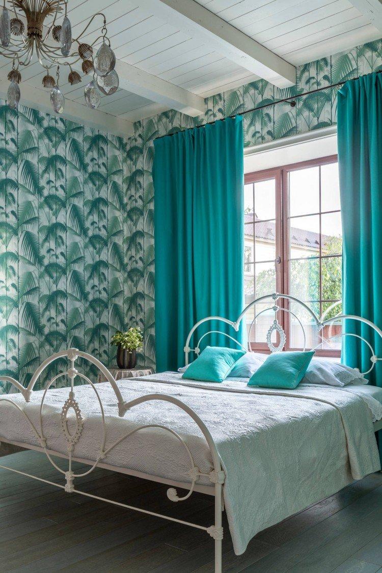 Способы крепления штор для спальни