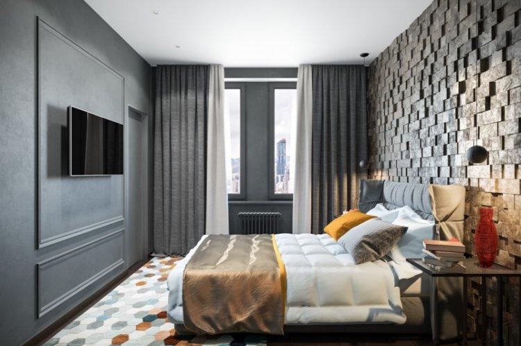 Шторы для спальни - фото и идеи