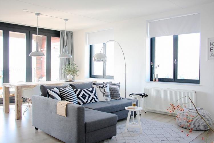 Шторы в гостиную в современном стиле - фото