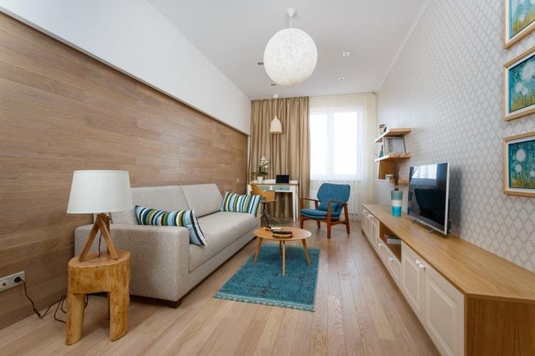 Шторы в гостиную в современном стиле - фото