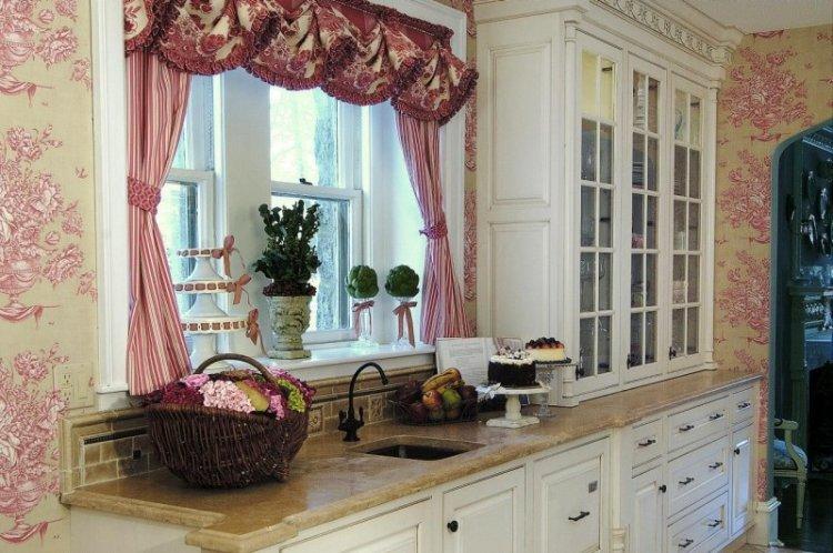 Французские шторы в стиле прованс