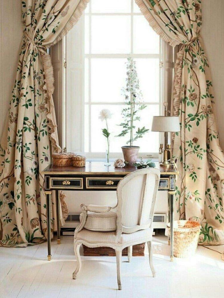 Итальянские шторы в стиле прованс