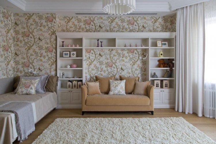 Шторы в стиле прованс в детской комнате - дизайн фото