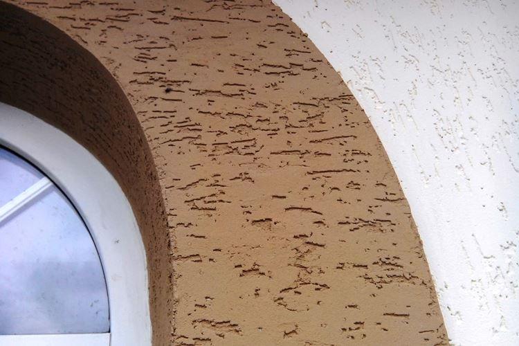 Штукатурка короед для фасадов - фото и идеи