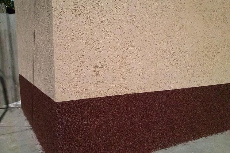 Штукатурка короед для фасадов - фото и идеи