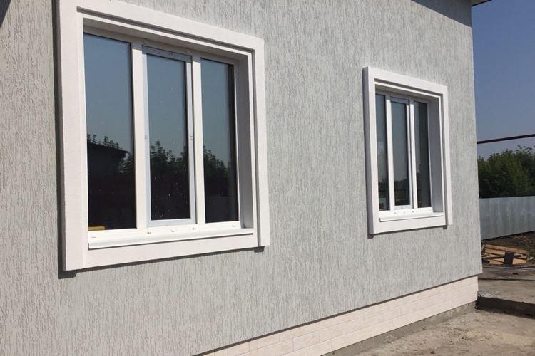 Штукатурка короед для фасадов - фото и идеи