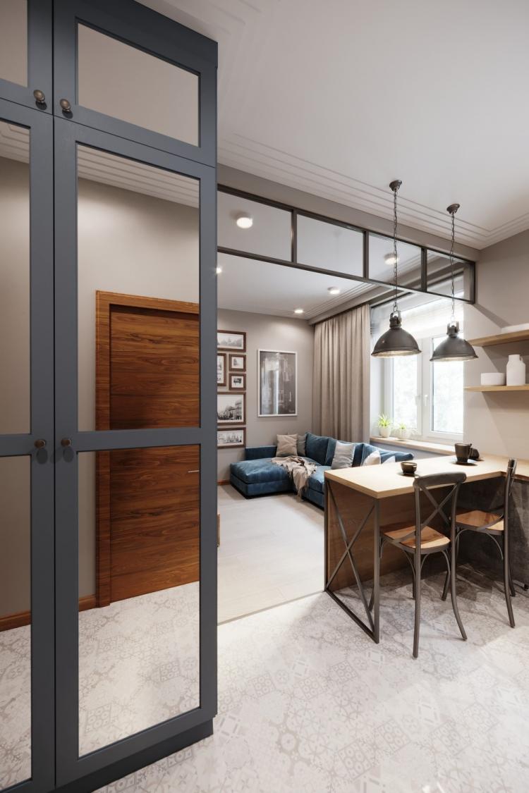 Soft Loft: Квартира 27 кв.м. - дизайн интерьера